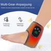Cordless Foot Massager With Heated Ankle Wrap, USB Rechargeable, Compact Therapy Device, Multi Vibration Settings