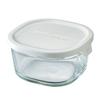 Iwaki Pack Range Storage Deep S and Microwave Safe & Container, Type, (Mini), 550ml, White, Freezer, Oven, (KN3240H-W)