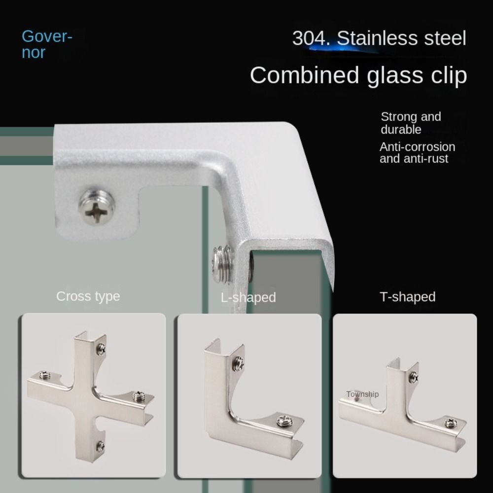 Усиливающий стеклянный зажим Т-образный фиксирующий зажим Новый угловой протектор Стекло