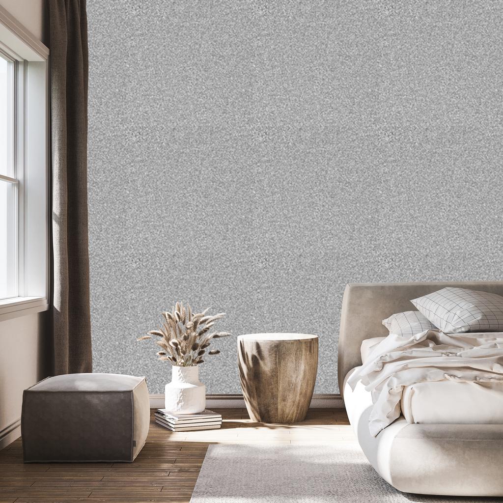 Light gray and gray glitter wallpaper for living room and bedroom 50x1000