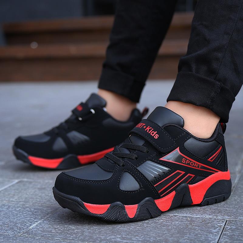 2025 Middle School Children's Sports Shoes Foreign Trade Campus Little White Shoes Boys' Shoes Children's Running Shoes Elementary School Students