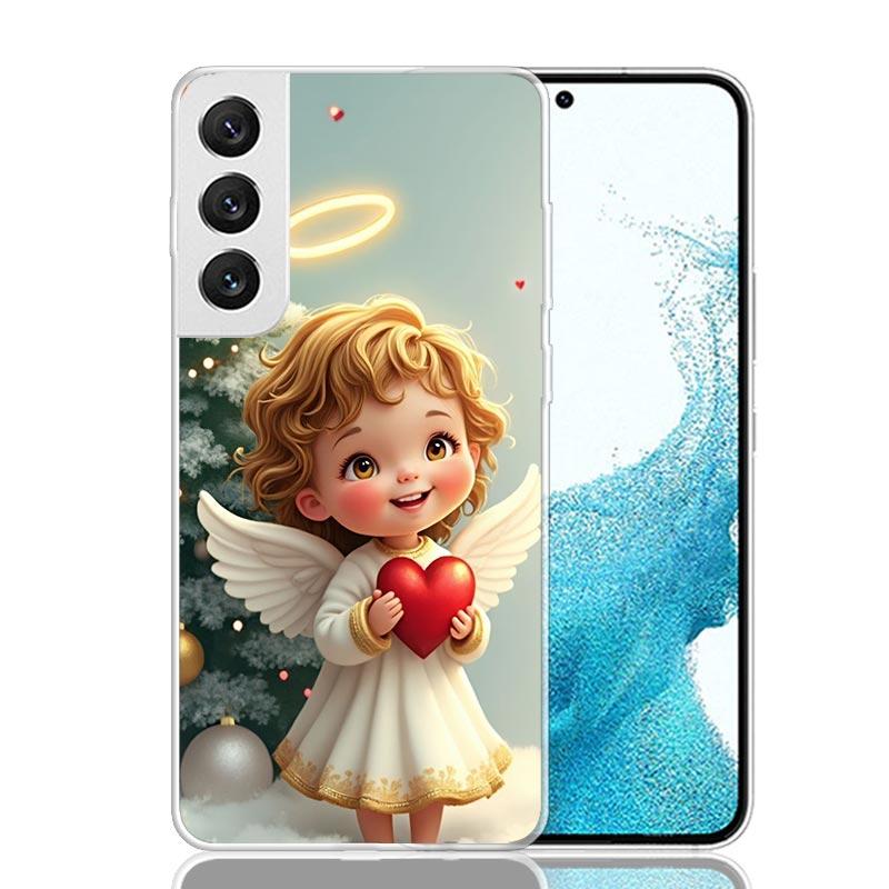 Милый чехол для телефона с изображением эльфийских ангелов для Samsung Galaxy S26 Ultra S23 S24 S25 Edge S20 FE S21 S22 Plus Мягкая печатная оболочка Чехол Fundas