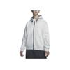 Nike Solid Color Zip-Up Hooded Jacket Men Outerwear White DM4249-050