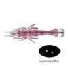 Soft Fishing Lure Shrimp-shaped Bait Realistic Looking Natural Swimming Posture Luminous Effect Artificial Lure with Sharp Hook