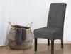 Cover Chair Thick Velvet Dark Gray Size L Large High Backrest 70Cm