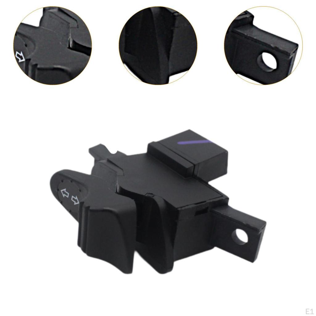 294723 Переключатель указателя поворота, черный, легко устанавливаемый, прочный, для мотоцикла, высокая производительность