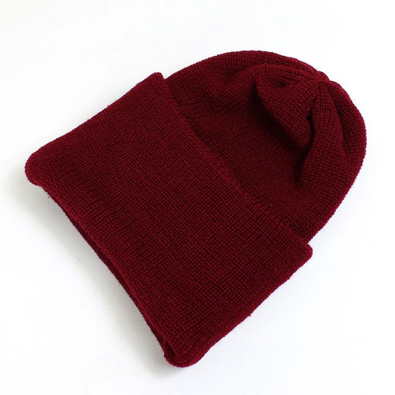 Warm knitted hat, winter cycling windproof ear protection wool tiger hat, exposed fleece thickened one-piece pullover hat