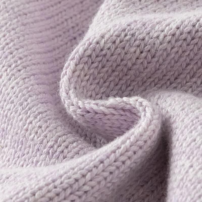 DAVE&BELLA Girls' Cotton Ruffle-Collar Cardigan Sweater