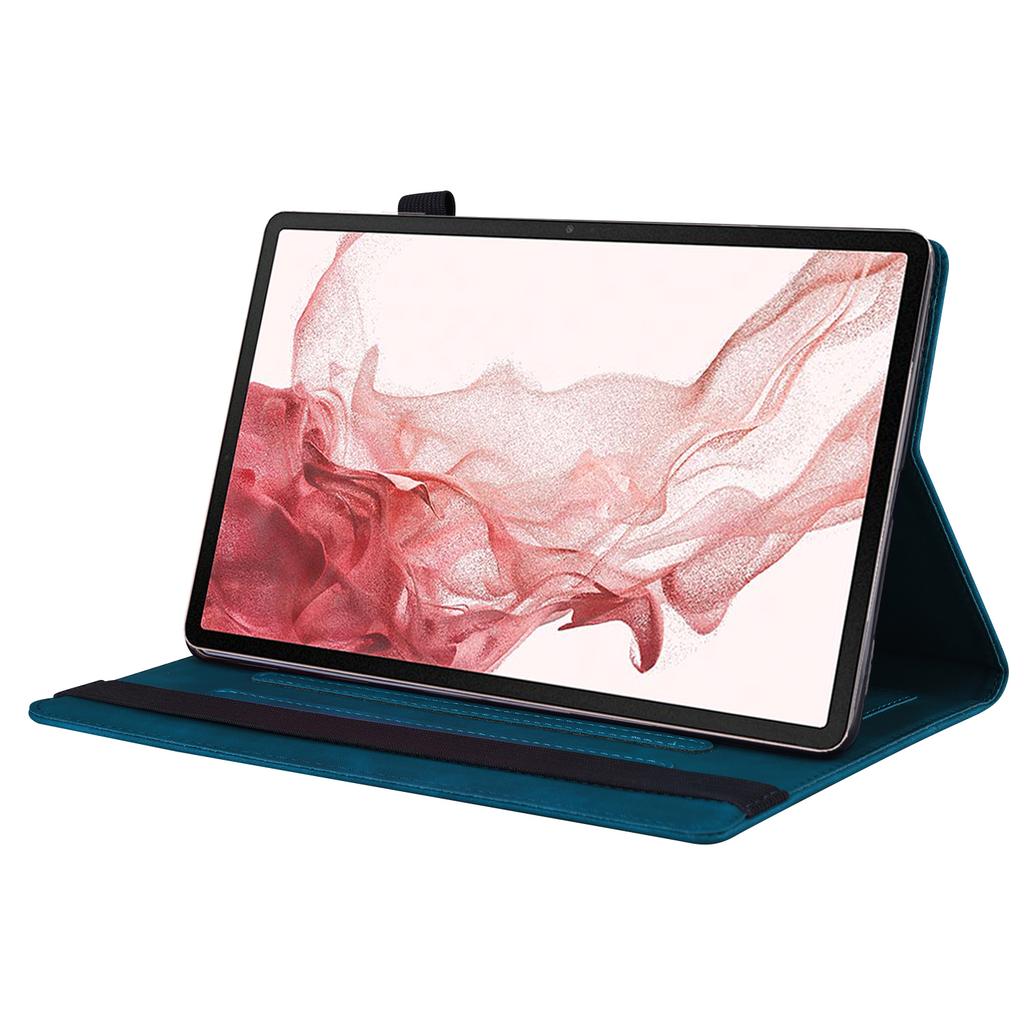 Для Samsung Galaxy Tab S10 FE+ чехол из искусственной кожи защитный чехол-книжка для планшета с держателем для карт