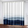 Modern Simple Elegance Shape Hall High Shading Curtains Japanese Style Thick Blackout Living Room Drape  Bedroom Curtain New