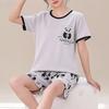Летняя хлопковая пижама с коротким рукавом для женщин, милая пижама с героями мультфильмов, модная одежда для сна, женская пижама, женская домашняя одежда