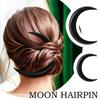 Fashion Hair Accessories Hair Styling Tools Headdress Moon Shape Hairpin Hair Fork Hair Comb