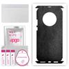 Apgo Protective Skin Sticker for the Back+sides Compatible with Huawei Mate 40 Pro, Full Wrap Film, Foil, Vinyl - Pattern Black Leather