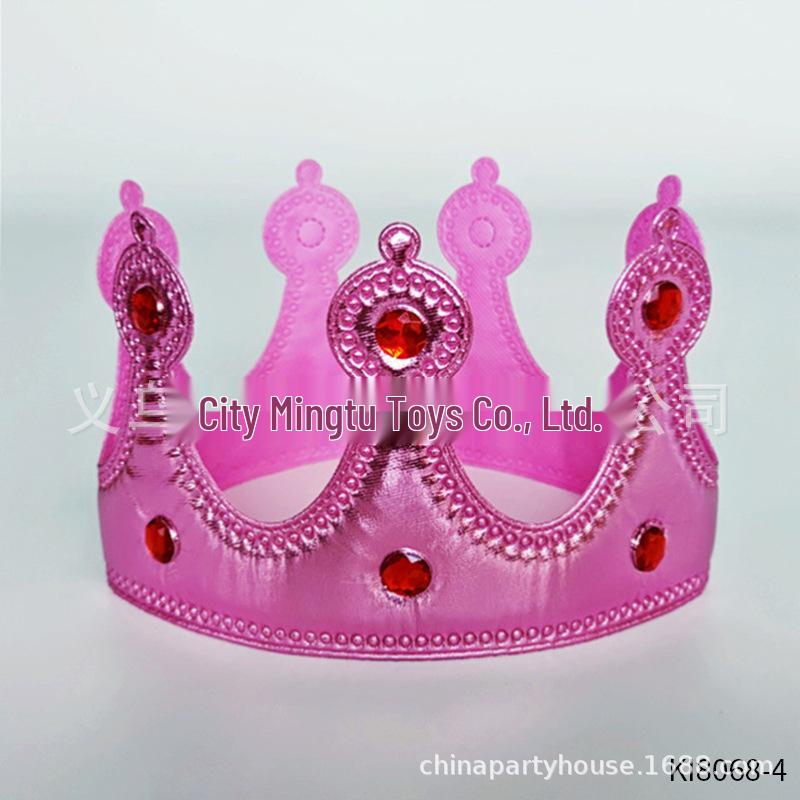 Carnival King Costume Set: Adult Cape, Crown, Hat, & Wand