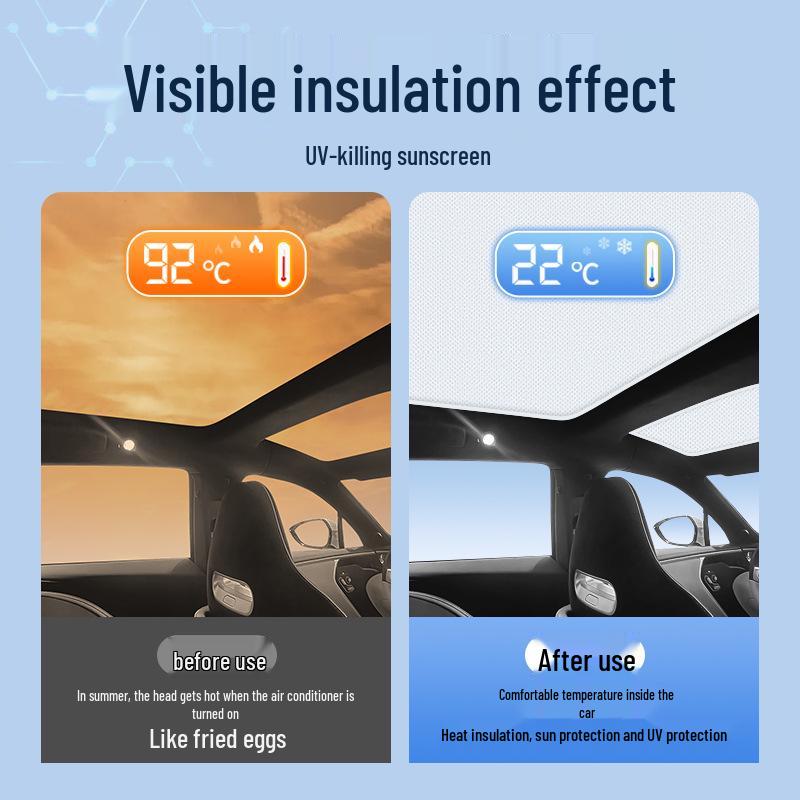 Avatr 07/11 и 12 Солнцезащитная шторка люка - Теплоизоляционная шторка со статической адсорбцией