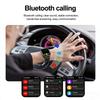 SACOSDING BP Умные часы для мужчин Анализ здоровья сердца Светодиодный фонарик Bluetooth-звонок AI-GPT Умный браслет для Android iOS