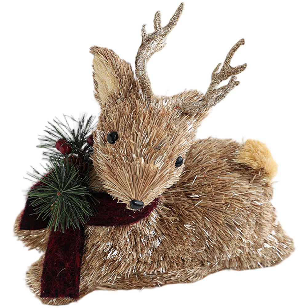 1 шт. Декоративная подвеска Плюшевая игрушка Лось Пена Рождественский лось Плюшевая кукла Оформление витрины Настольный декор Скандинавский стиль 7 вариантов