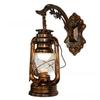 Vintage LED Wall Lamp Barn Lantern Retro Kerosene Wall Light European Antique Style