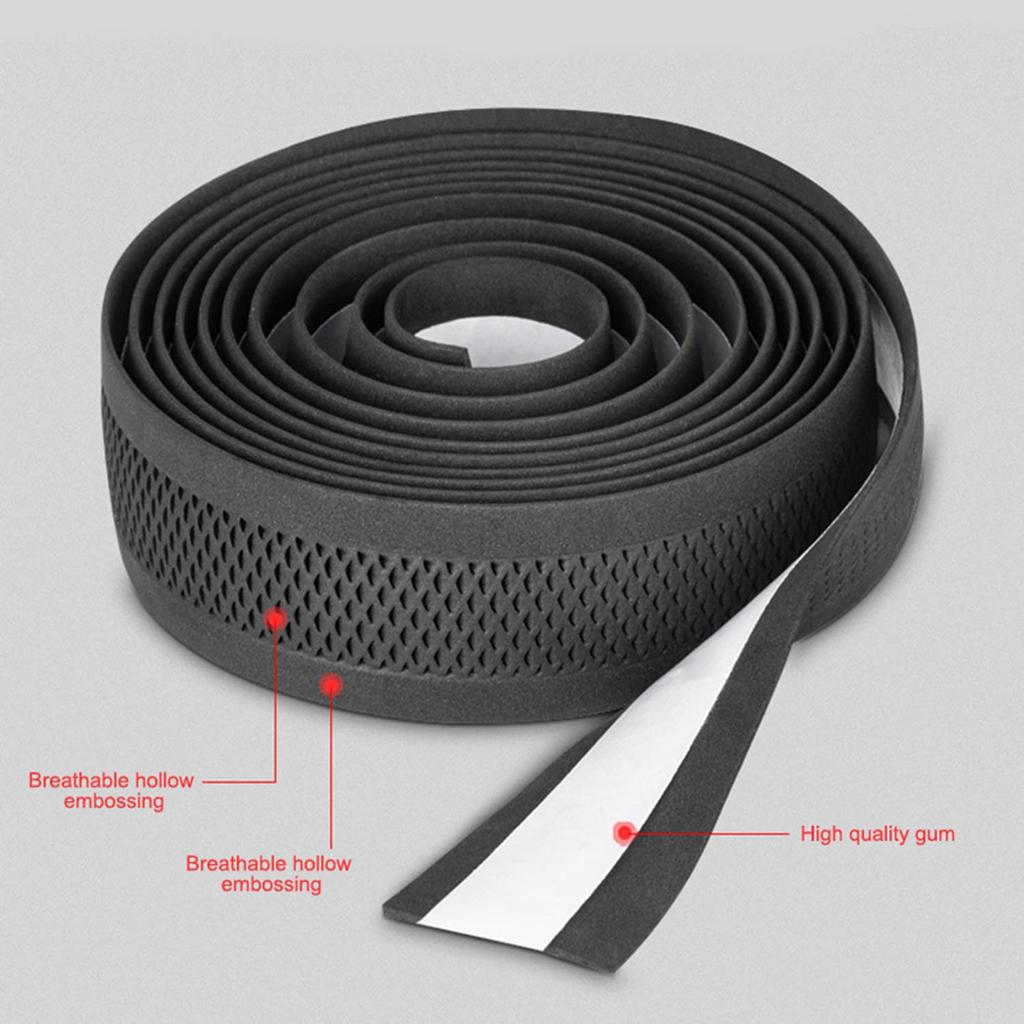 Bicycle Drop Handlebar Road with End Left and Right Tape, Bike, EVA, Plugs, Set, White, SPG5-WH