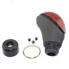 New Car Universal 5 Speed Gear Shift Knob Wood Color Grain Leather MT Gear Shift