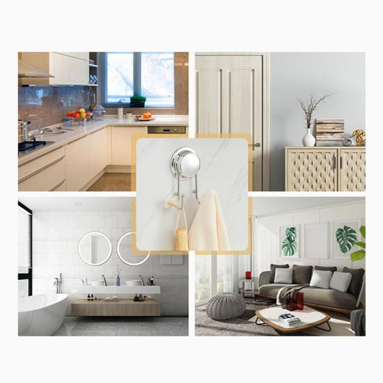 1/4 шт. крючки на присосках для ванной комнаты прочные несущие водонепроницаемые простая установка без сверления вешалка для полотенец для хранения