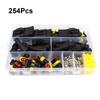 Car Wiring Automotive Solder Wire 1-4 Pin Plug Electrical Wire Connectors Kit for Car Motorcycle Yacht Auto Seal Socket 254Pcs