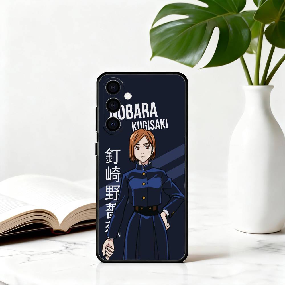 Чехол для телефона Jujutsu Kaisen - Нобара Кугисаки-NK - Для Samsung Galaxy A73,A72,A71,A70,A53,A52,A51, Мягкий силиконовый черный чехол