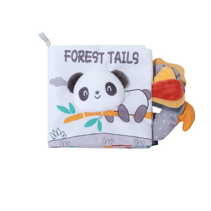 Мягкие детские книги 3D Touch Feel высококонтрастная тканевая книга сенсорная ранняя обучающая коляска игрушки для младенцев подарки для малышей 0-12 месяцев