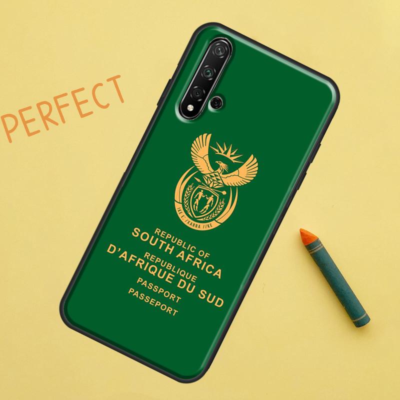 South African Flag For Huawei Nova 12s 11i 7i 8i 12i Y73 Y70 Y90 Y60 Y72 Y61 Y91 9 10 SE P40 Lite P30 Pro Case