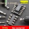 9-Piece & 14-Piece Socket & Drill Bit Set with Hex and Extension Sockets