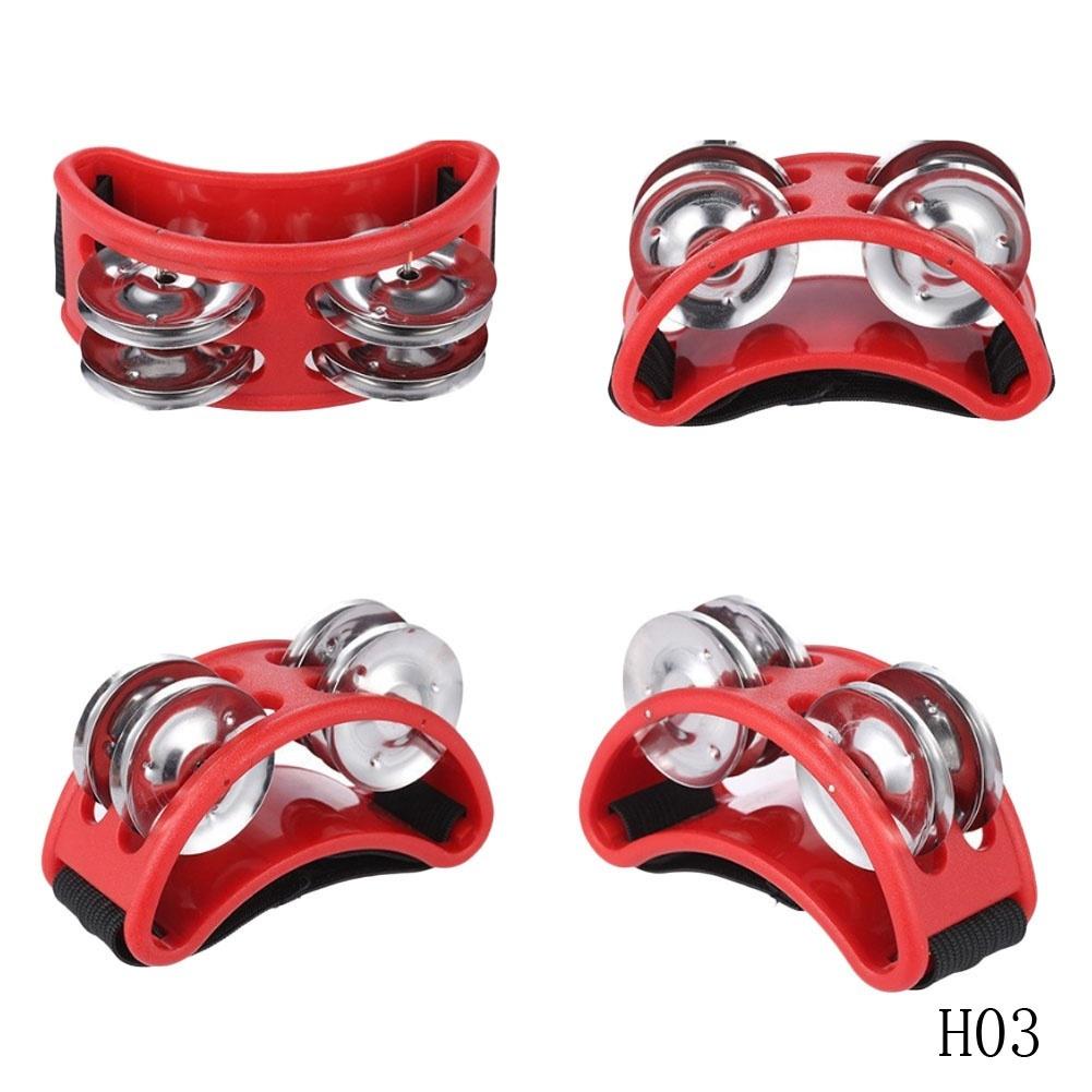 1 шт. Рождественский подарок ножной бубен ударный музыкальный инструмент Джингл колокольчик рукопожатие барабан