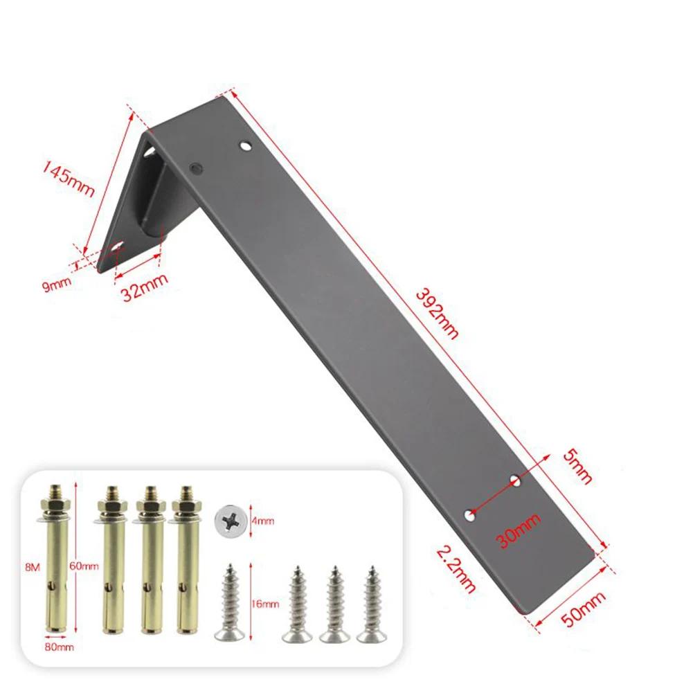 1шт прочные кронштейны для полок, большой металлический кронштейн для поддержки полок, прочная настенная плавающая полка, мебельная фурнитура