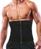 Men Women Waist Trainer Corset Zipper Hook Shapewear Tummy Double Control Body Shaper Waist Belt Faja