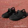 2024 Spring Air-permeable Cushion Women's Shoes Platform Casual Shoes Large Size Sports Shoes Low-top Velcro Mesh Single Shoes