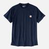 carhartt 104616 Футболка с коротким рукавом Force Pocket, цвет: темно-синий 93674 93674