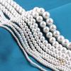Белые бусины из искусственного жемчуга для изготовления ожерелий, браслетов и серег своими руками