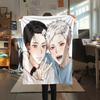 1PC The Summer Hikaru Died Print Flannel Blanket, High quality All Seasons, Home Decor, Warmth and Comfort, Perfect for Christmas Gifts