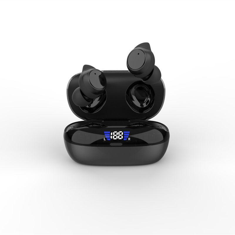 Новые беспроводные Bluetooth 5.3 наушники TWS: Мини-спортивный цифровой дисплей с шумоподавлением