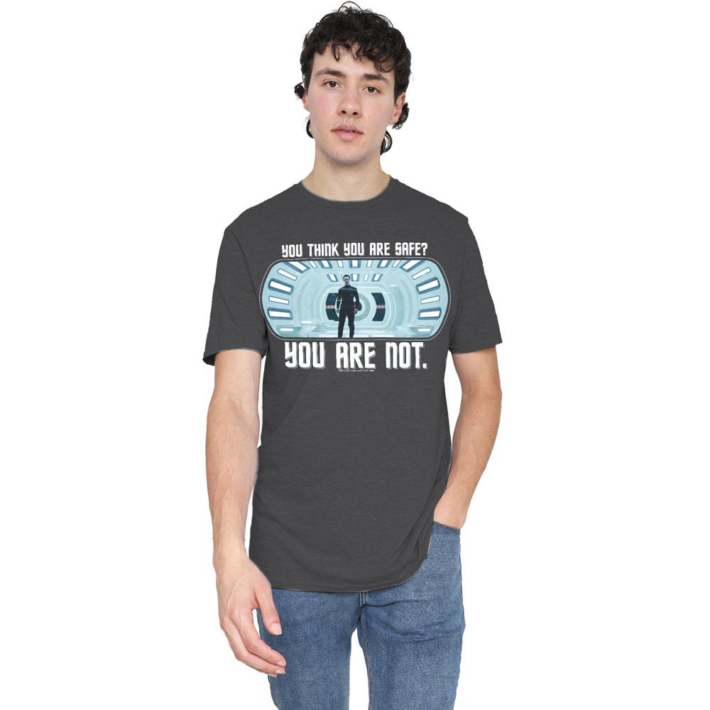 Star Trek: Into Darkness Unisex Adult Not Safe T-Shirt