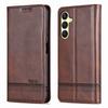 Кожаный чехол для Samsung S26 S25 S24 S23 S22 S21 S20 Ultra Fe S8 S9 S10 Plus S25 Edge Чехол Роскошный Магнитный Чехол-книжка для телефона