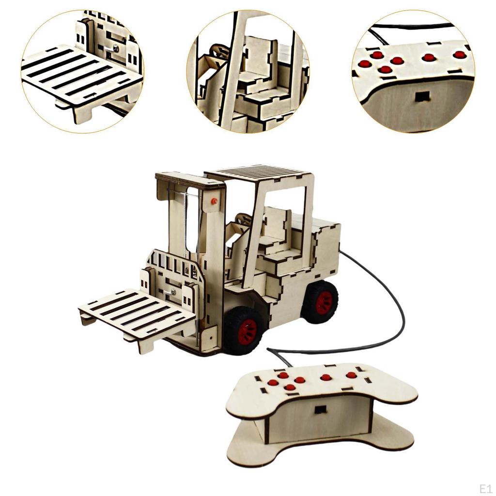 Technology Small Production Science Experiment Kits, Remote Controlled Forklift, DIY Educational