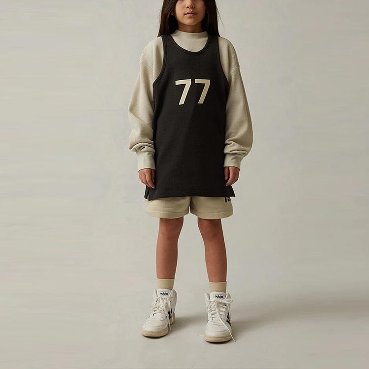 Fear of God Essentials Детский вафельный топ Детские топы Iron FOG-SS22-302