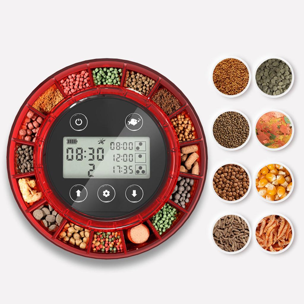 Автоматическая кормушка для рыб для аквариума Автоматическая кормушка Автоматический дозатор Аквариум Автоматическая кормушка Таймер Автоматическая подача корма для рыб