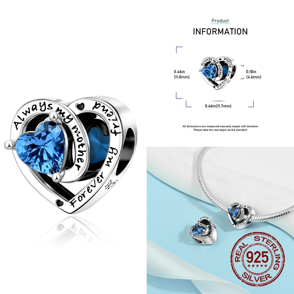 Медные шармы-подвески в виде морской черепахи с камнями-талисманами по месяцам рождения, подходят для оригинального браслета для женщин, ювелирные изделия