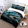 Shark amidst crashing waves. Bedding sets Duvet cover sets Duvet covers Pillowcases(1 * Duvet Cover 2 * Pillowcases without duvet insert)