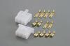 KITACO Connector Set 250 Type Reverse Lock/6 Pole (Male/Female)/1 Set