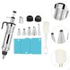 13 Pieces Cake Decorating Kits Cookie Press Set Versatile Cupcake Filling Icing Dispenser for DIY