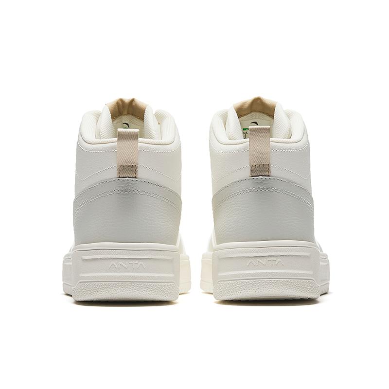 Anta Повседневные универсальные удобные высокие кроссовки мужские кроссовки белые серые 912448002Q-2
