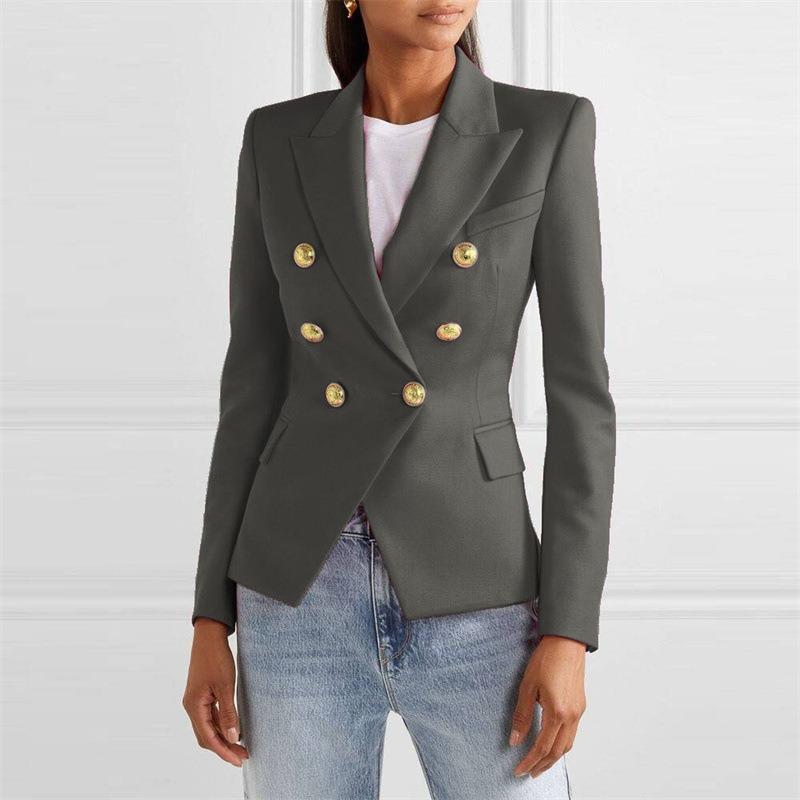 Women S Korean Style Casual Blazer Commute Suit Jacket