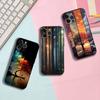 Силиконовый мягкий чехол для телефона с рисунком пейзажа для IPhone17,16,15,14,13,12,11 Pro Max Plus mini XS XR SE